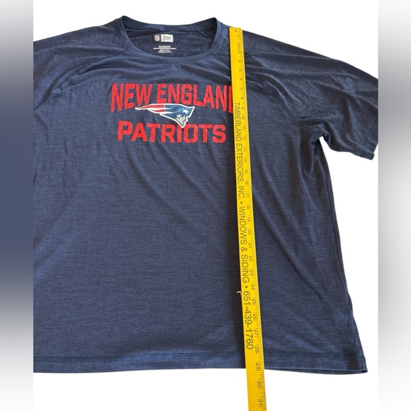 Fanatics New England Patriots Men’s Navy Blue Short Sleeve Shirt Lightweight 3XL - Picture 9 of 9